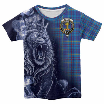 Mercer Tartan Kid T-shirt Roaring Lion Heritage