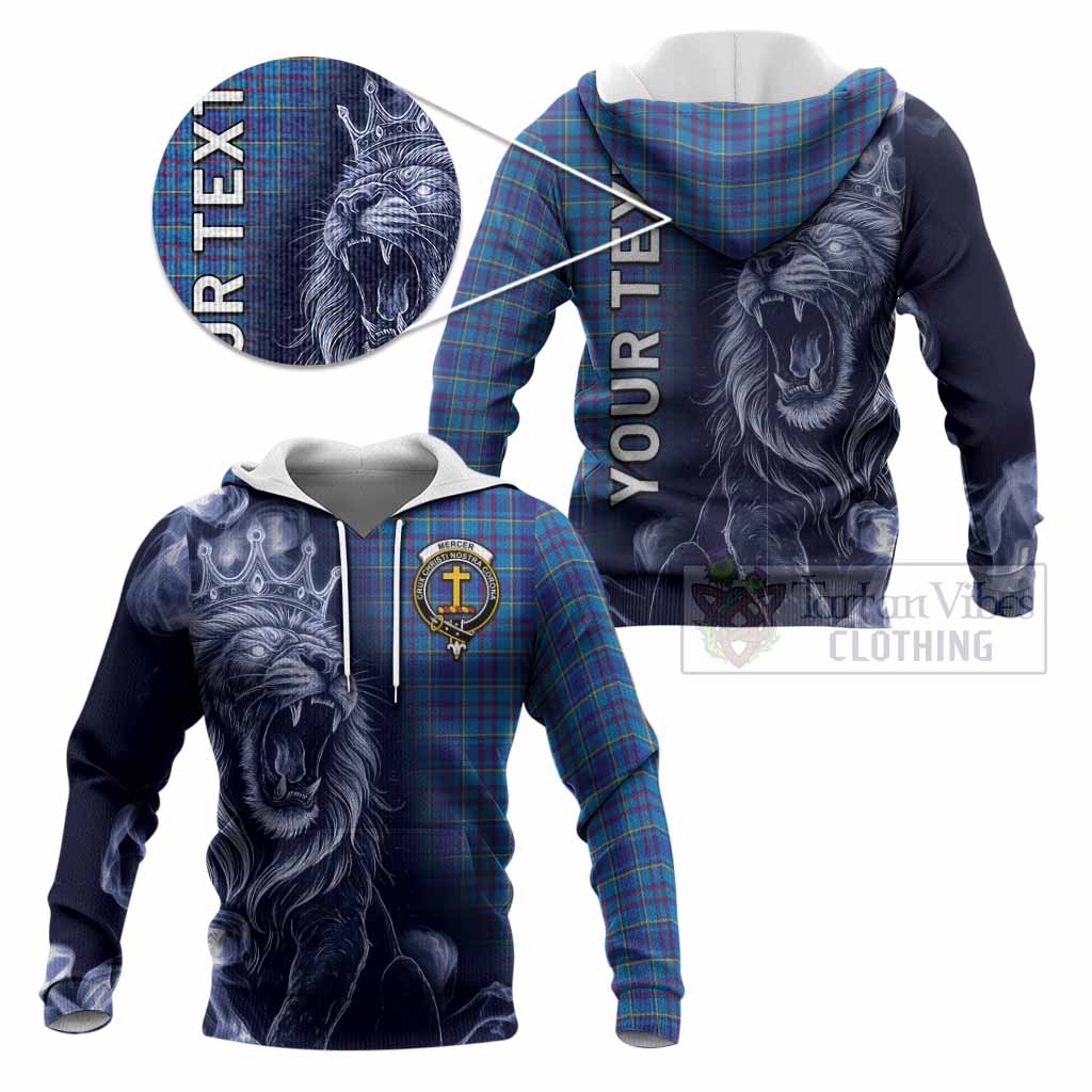 Mercer Tartan Knitted Hoodie Roaring Lion Heritage