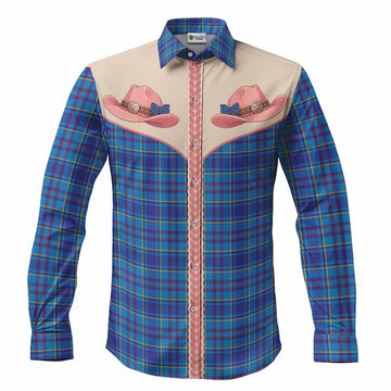 Mercer Tartan Long Sleeve Button Shirts Wee Coo Cowgirl Cute Style