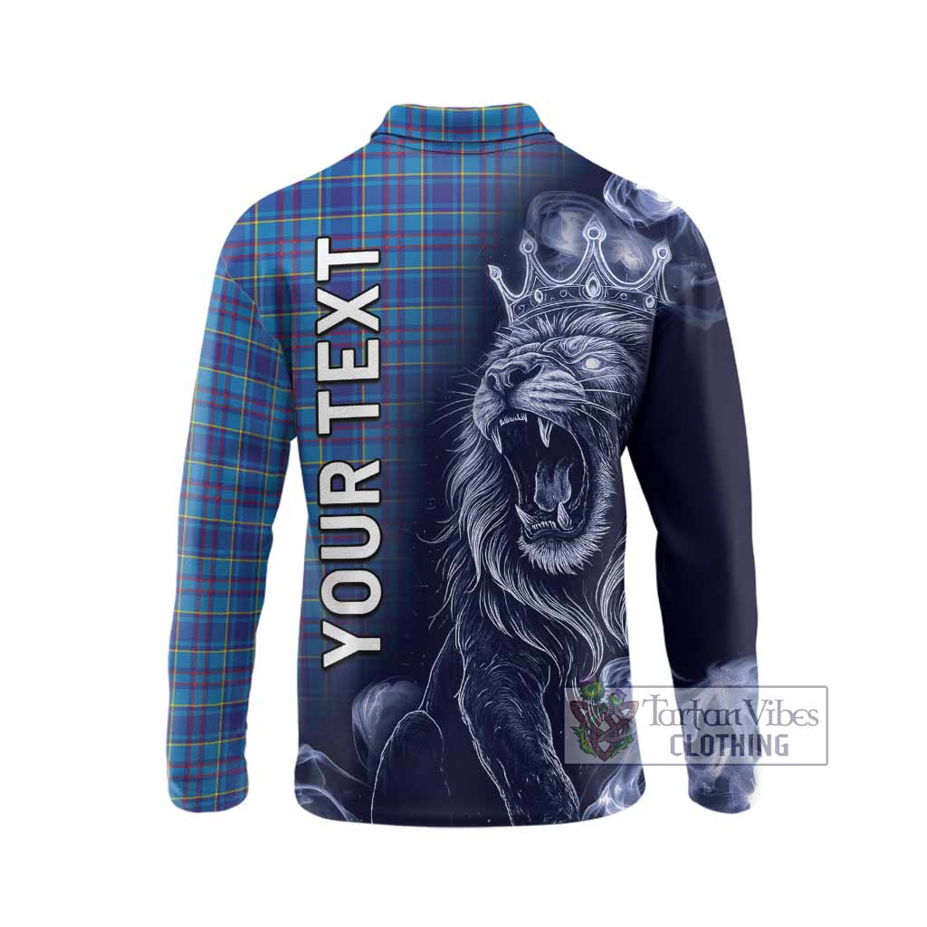Mercer Tartan Long Sleeve Polo Shirt Roaring Lion Heritage