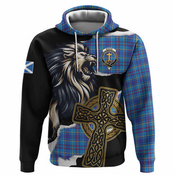 Mercer Tartan Scottish Hoodie Lion Celtic Heritage