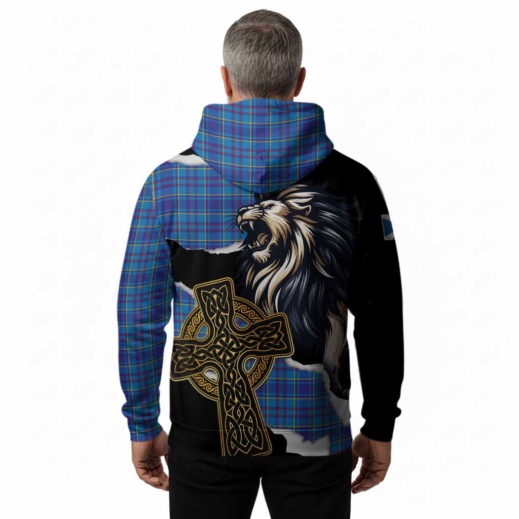 Mercer Tartan Scottish Hoodie Lion Celtic Heritage