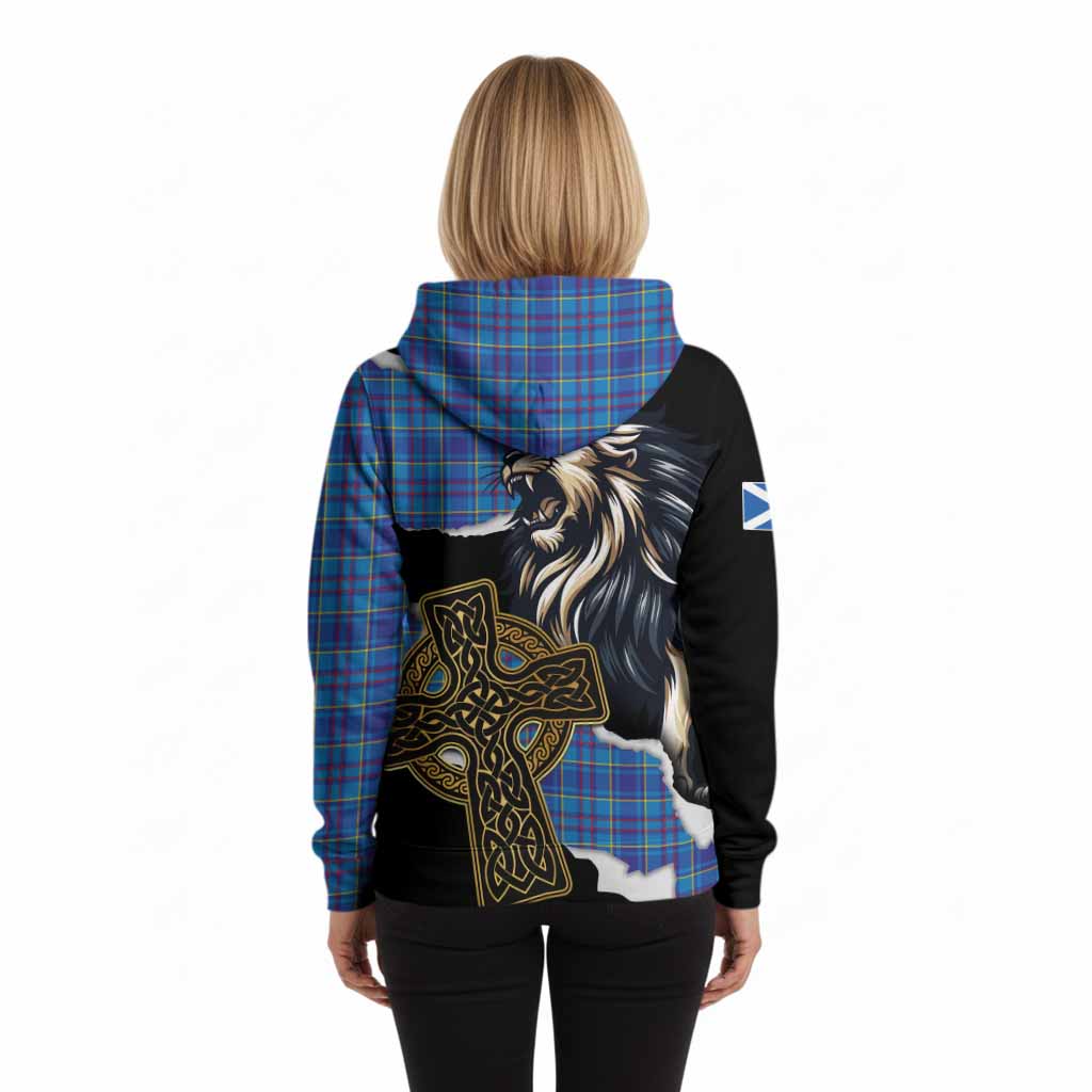 Mercer Tartan Scottish Hoodie Lion Celtic Heritage