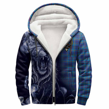 Mercer Tartan Sherpa Hoodie Roaring Lion Heritage