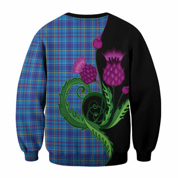 Mercer Tartan Sweatshirt Traditional Scottish Thistle