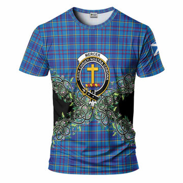 Mercer Tartan T-Shirt Thistle Scottish Spirit
