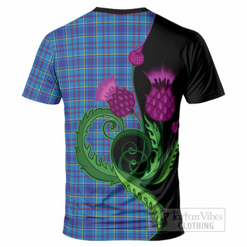 Mercer Tartan T-Shirt Traditional Scottish Thistle