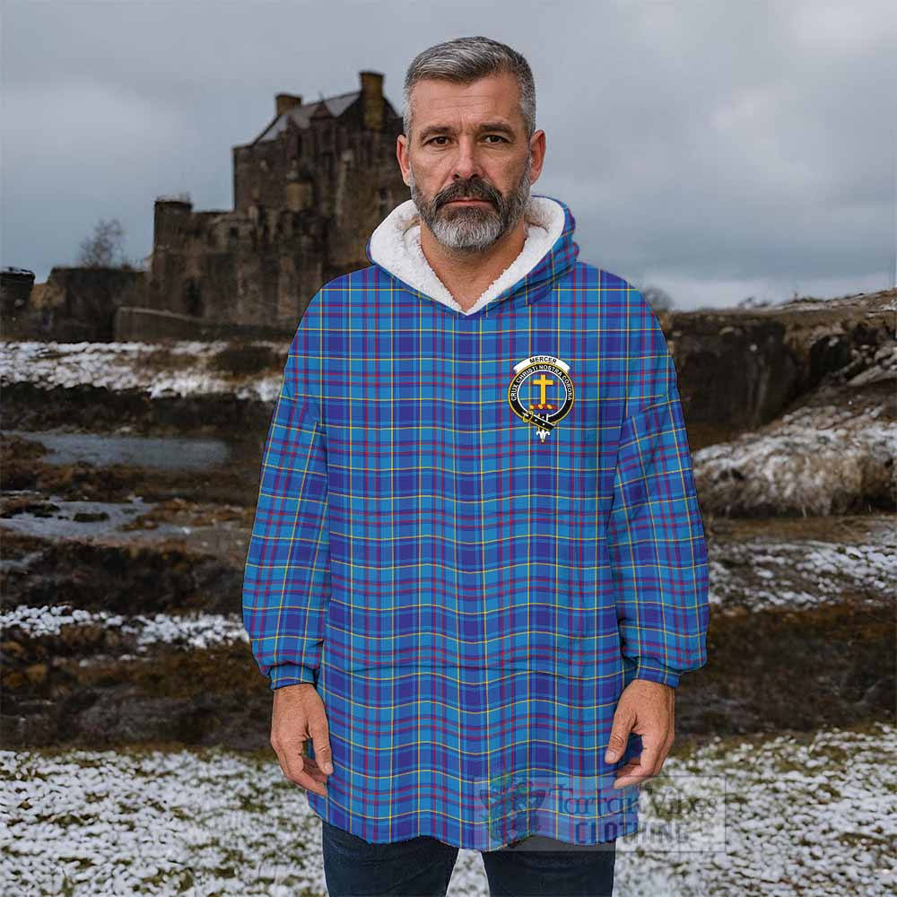 Mercer Tartan Wearable Blanket with Family Crest - Tartan Vibes Clothing