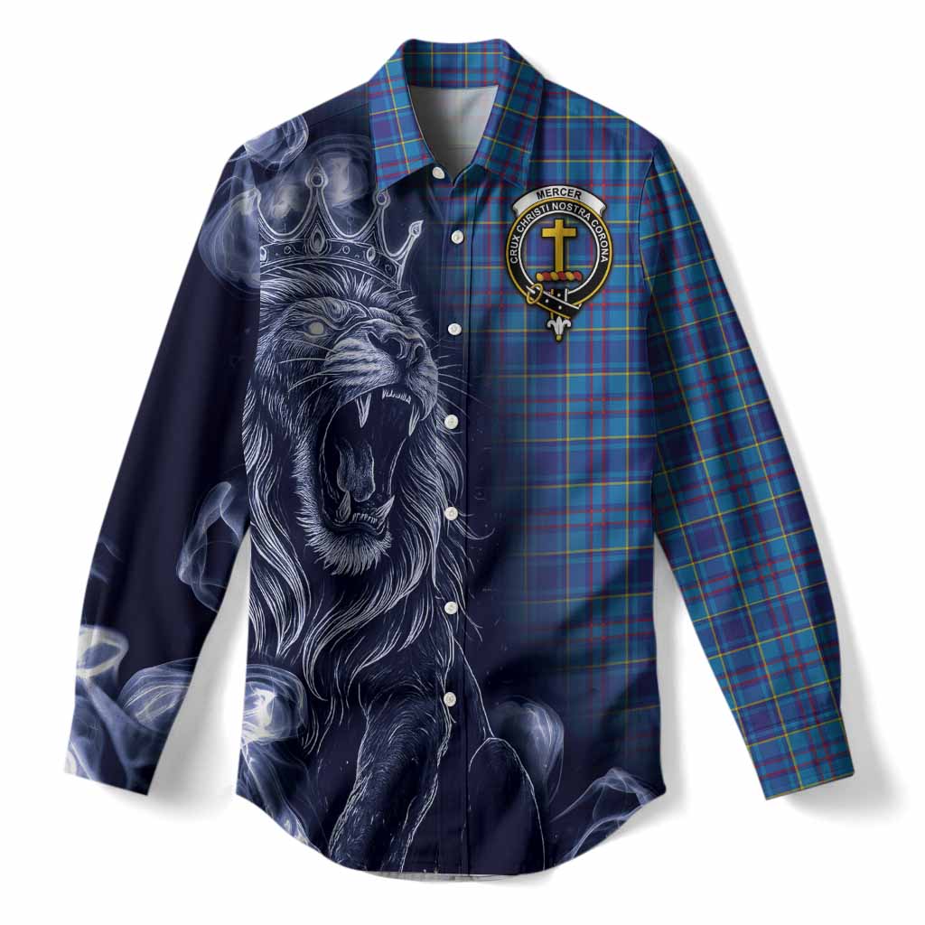 Mercer Tartan Women Casual Shirt Roaring Lion Heritage