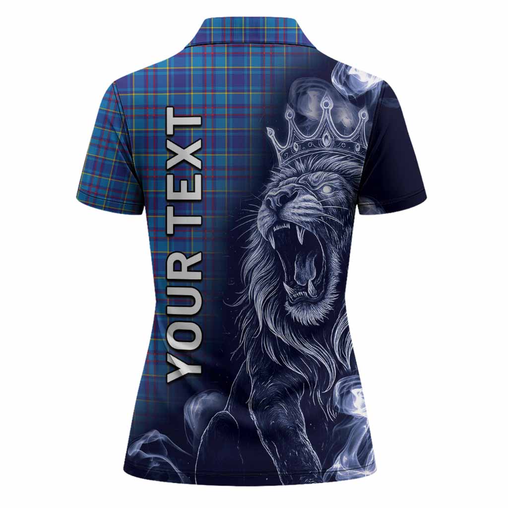 Mercer Tartan Women Polo Shirt Roaring Lion Heritage