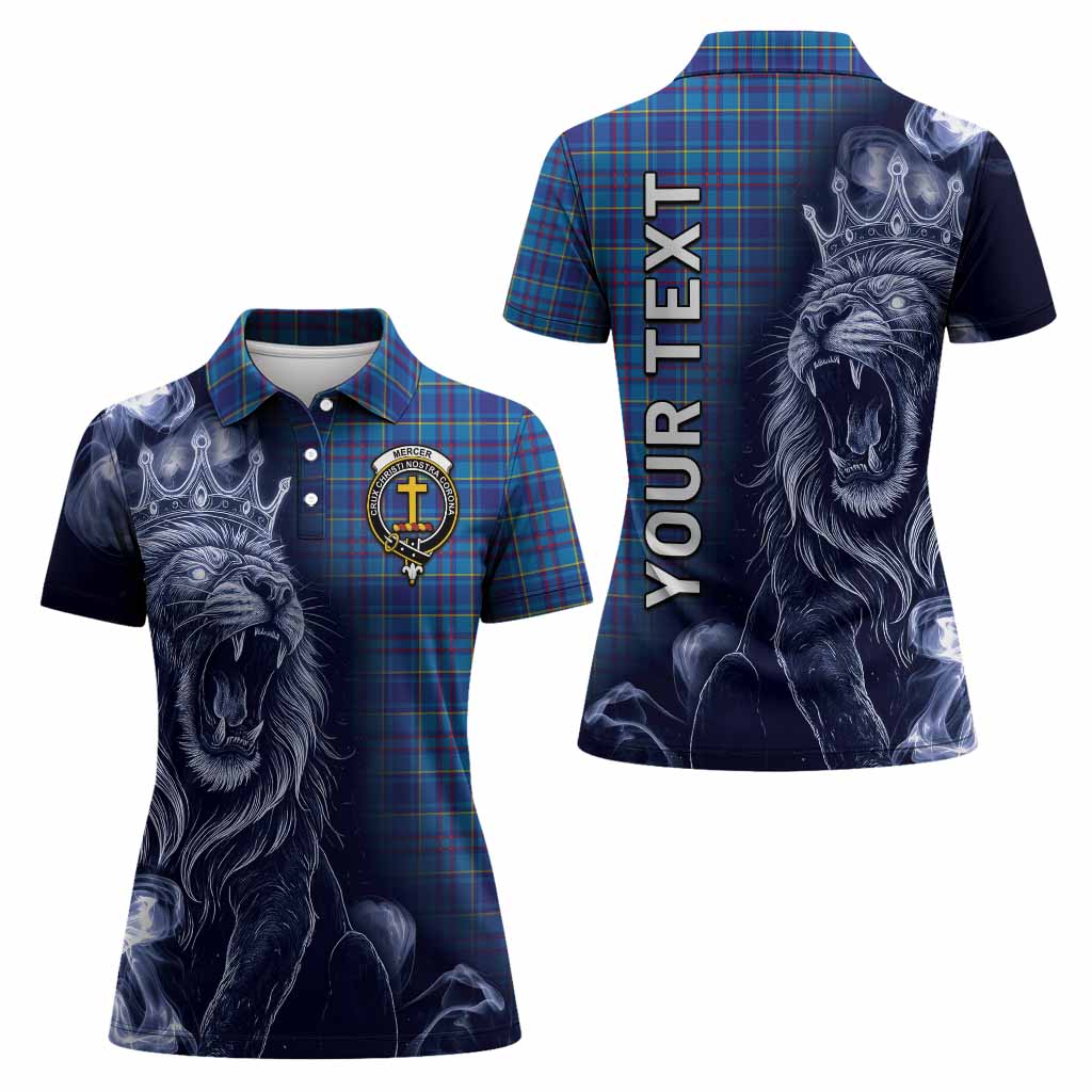 Mercer Tartan Women Polo Shirt Roaring Lion Heritage