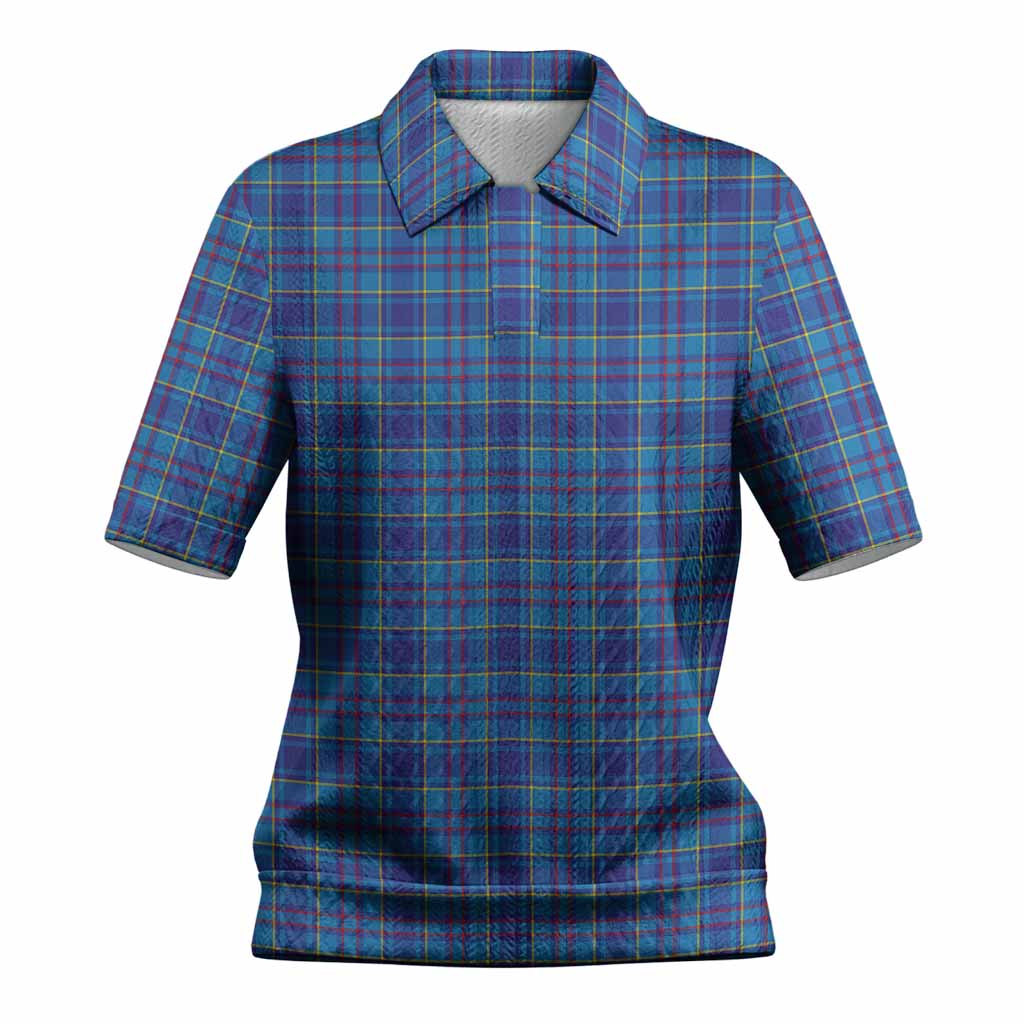 Mercer Tartan Women’s Polo Sweater Top