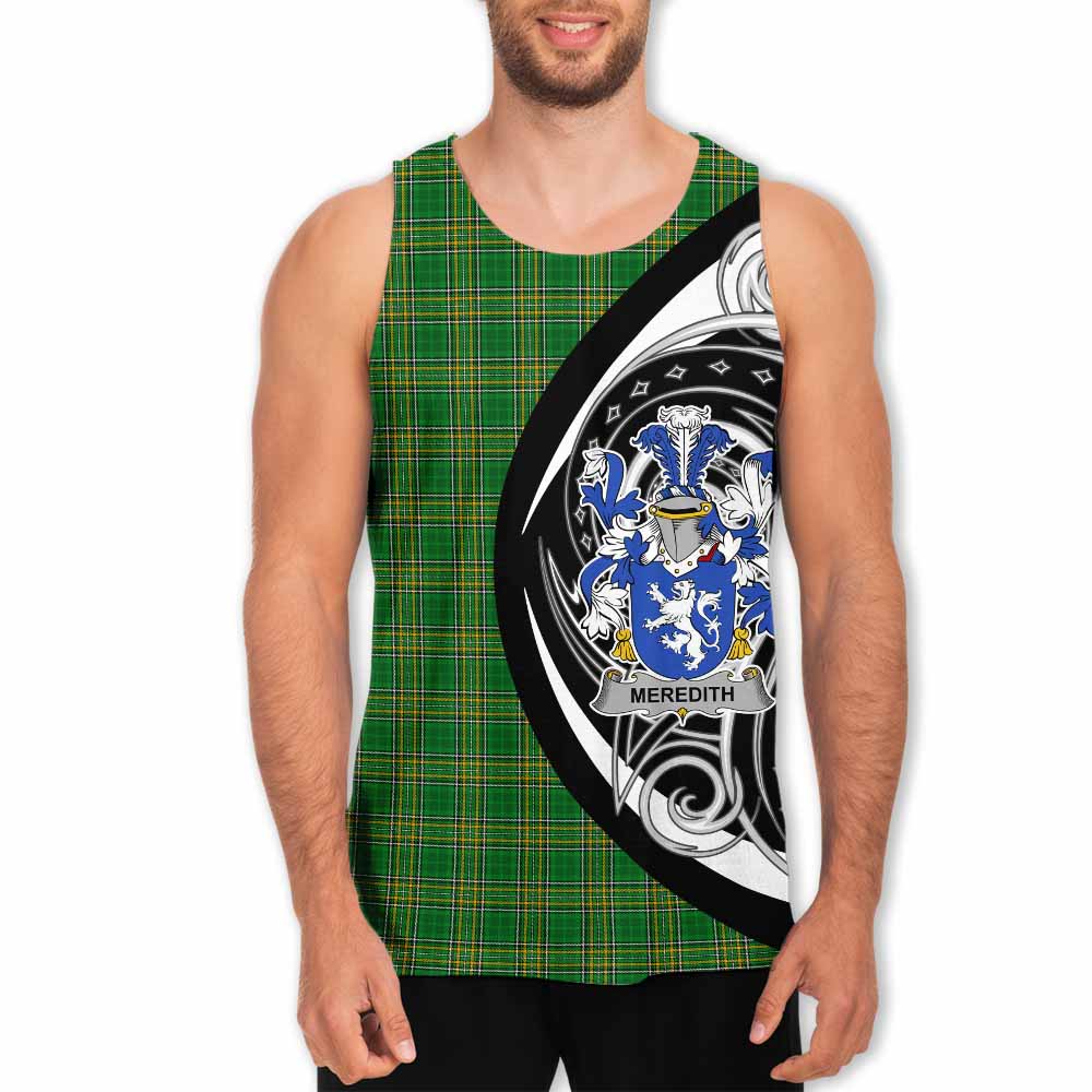 Tartan Vibes Clothing Meredith Irish Clan Men's Tank Top Celtic Circle Style