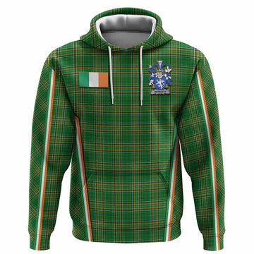 Meredith Irish Clan Coat of Arm Tartan Hoodie Flag Style
