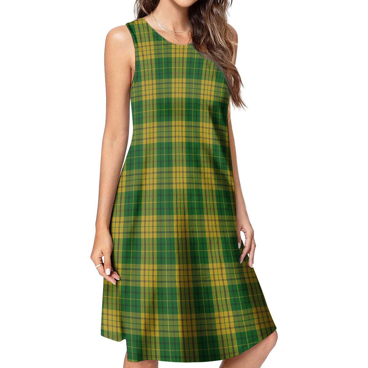 Meredith of Wales Tartan Womens Casual Dresses 4XL - Tartan Vibes Clothing