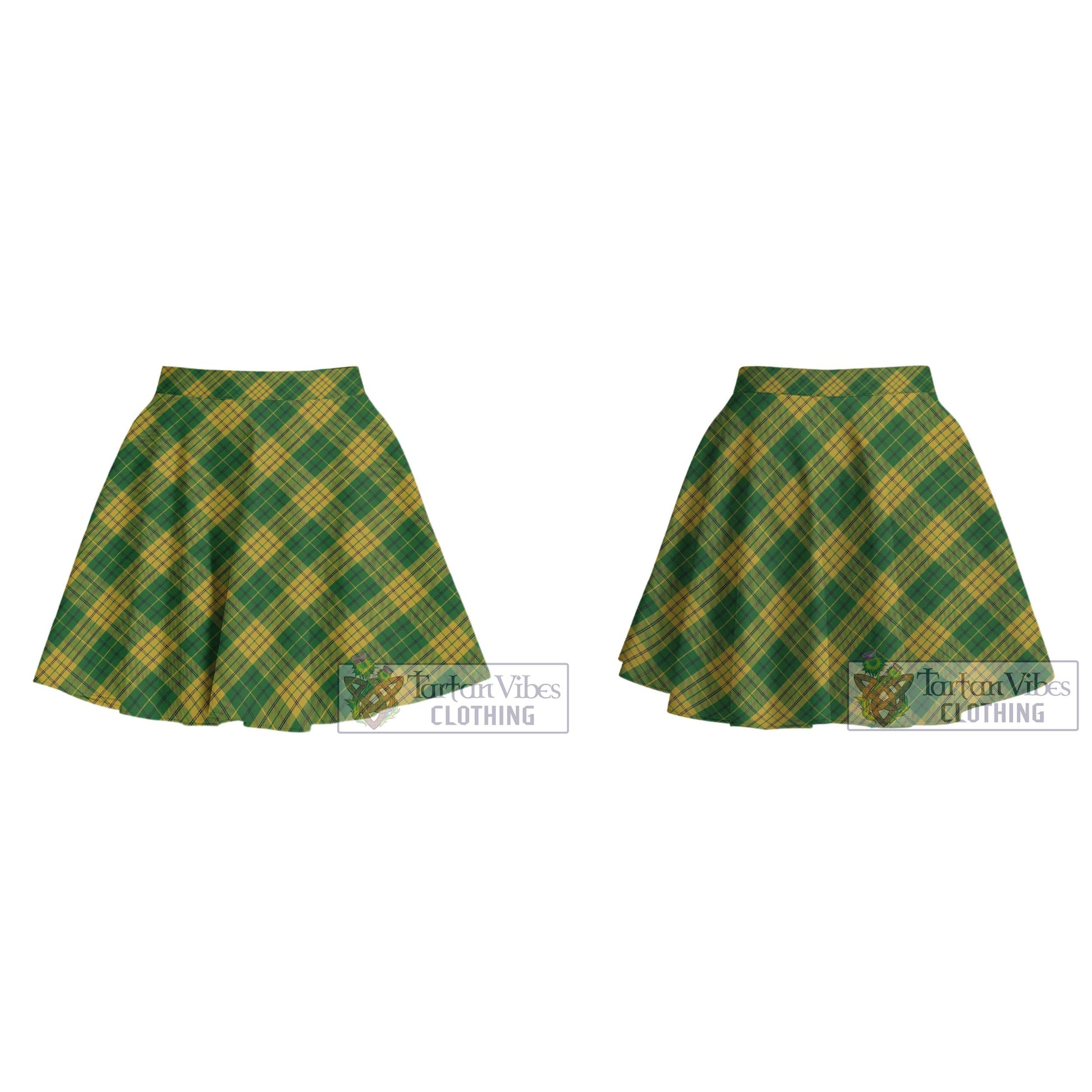 Tartan Vibes Clothing Meredith of Wales Tartan Women's Plated Mini Skirt