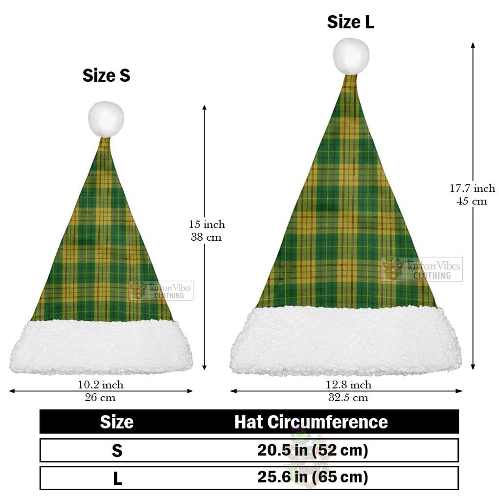 Tartan Vibes Clothing Meredith of Wales Tartan Christmas Santa Hats