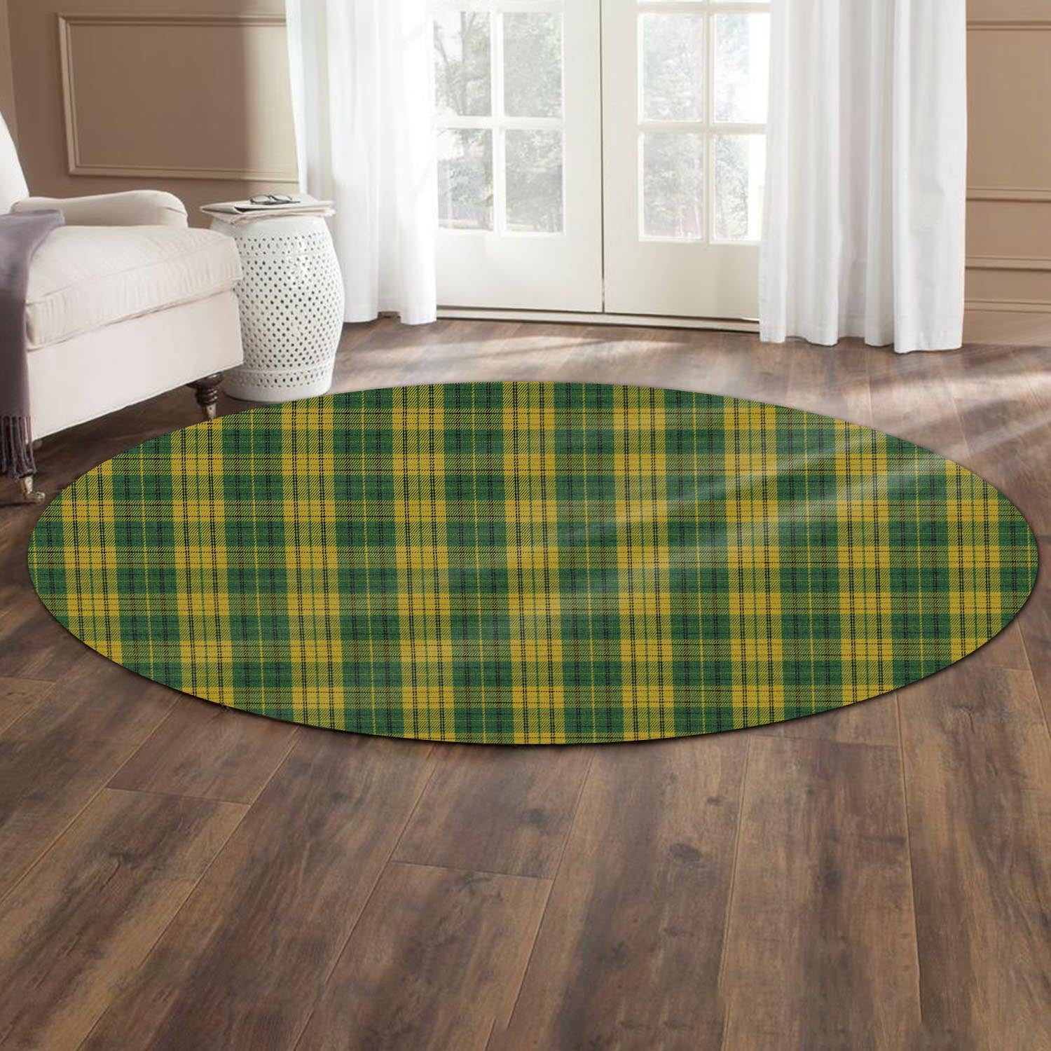 meredith-of-wales-tartan-round-rug