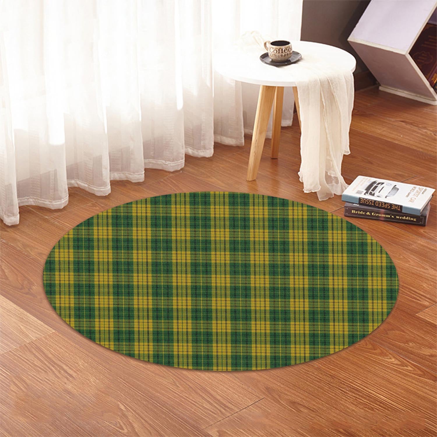meredith-of-wales-tartan-round-rug