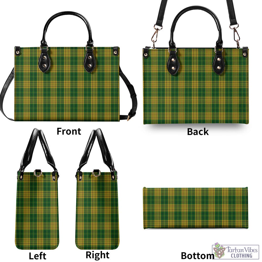 Tartan Vibes Clothing Meredith of Wales Tartan Luxury Leather Handbags