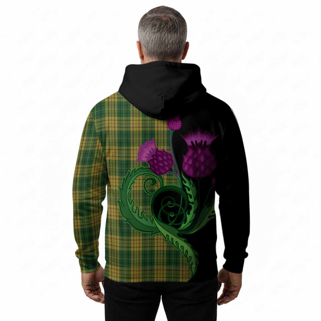 Meredith of Wales Tartan Hoodie Traditional Scottish Thistle