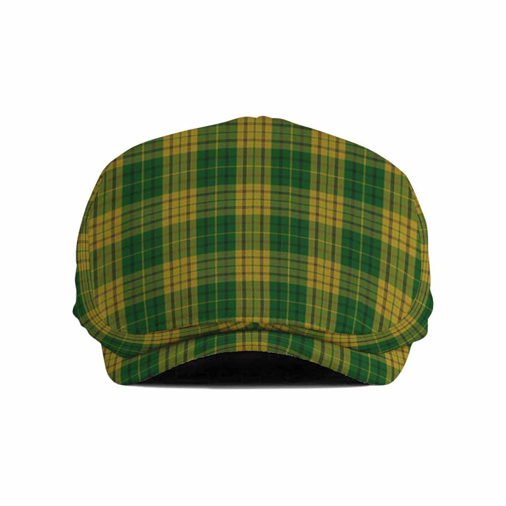 Meredith of Wales Tartan Jeff Cap, Tartan Flat Cap