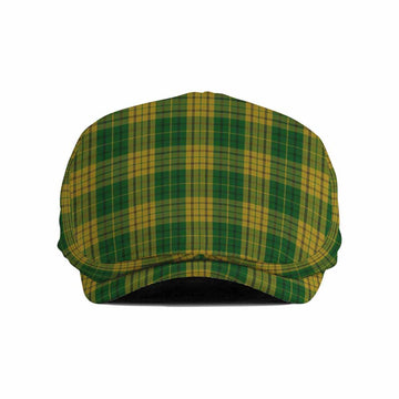 Meredith of Wales Tartan Jeff Cap, Tartan Flat Cap