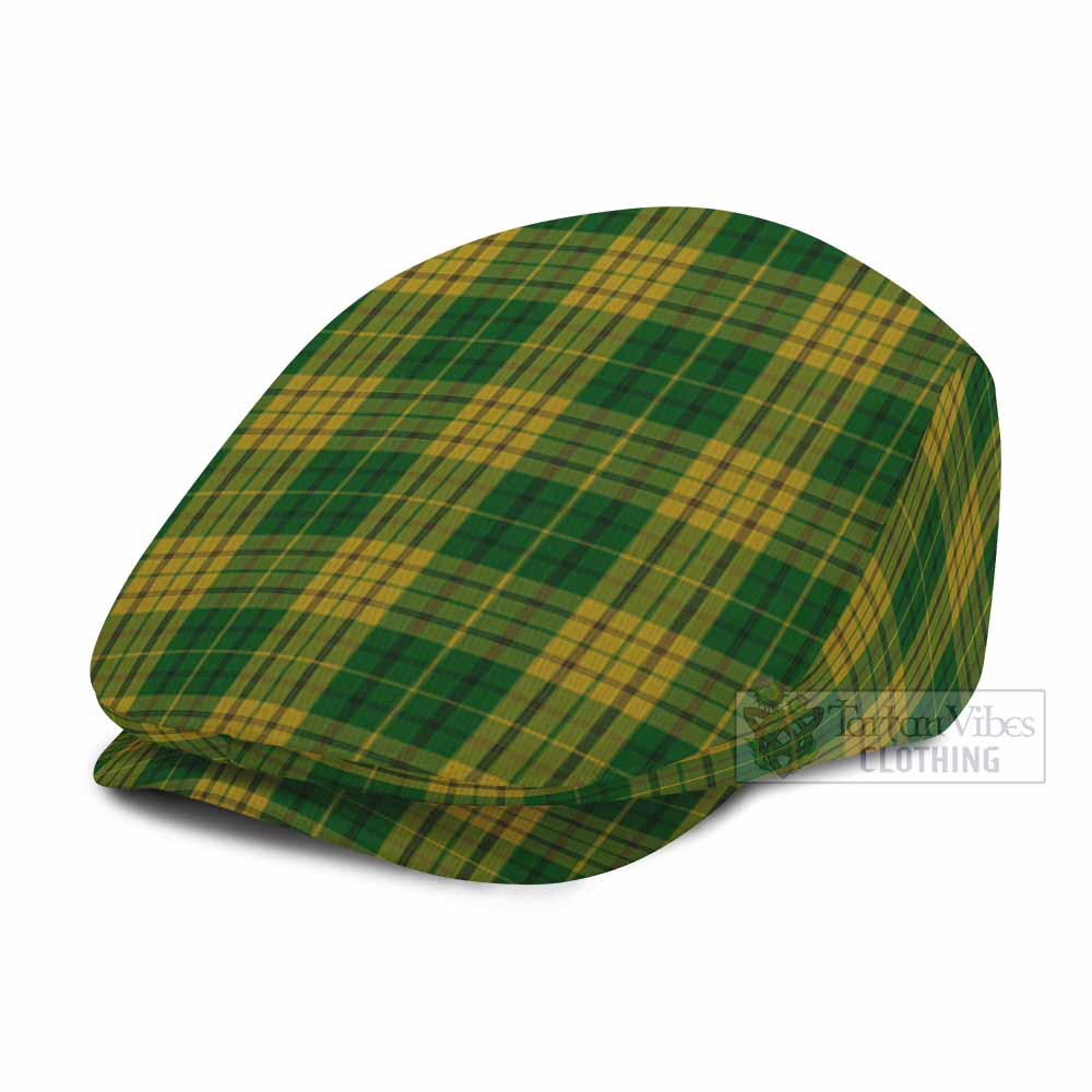 Meredith of Wales Tartan Jeff Cap, Tartan Flat Cap