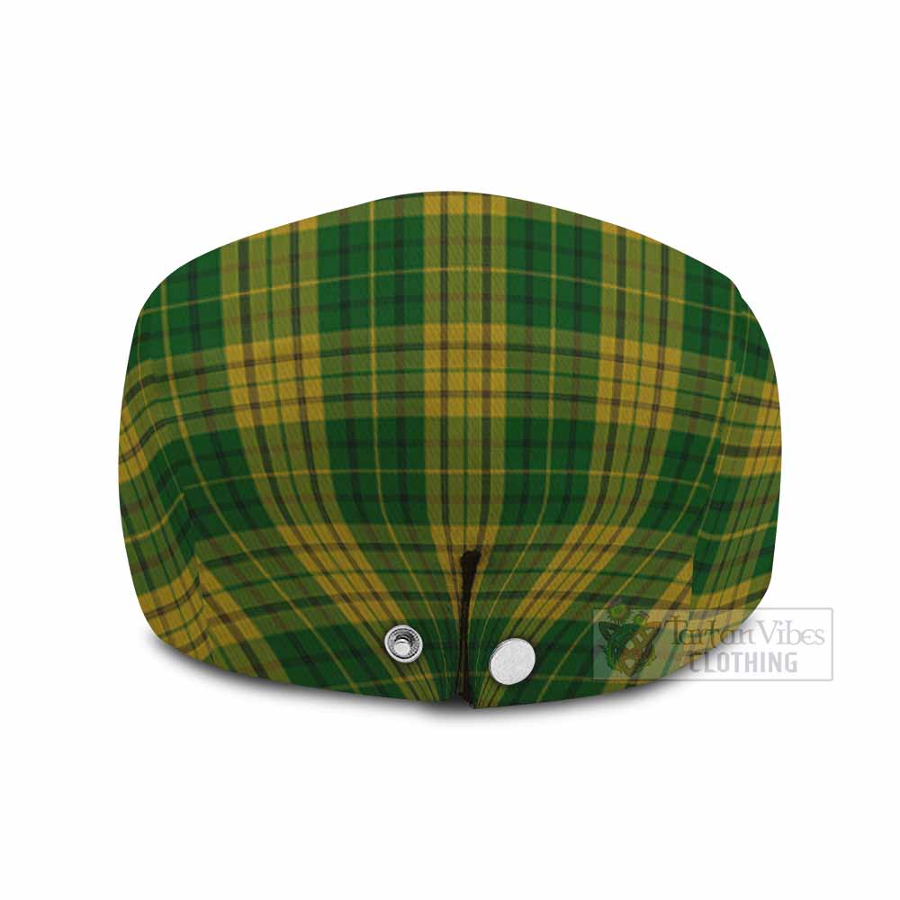 Meredith of Wales Tartan Jeff Cap, Tartan Flat Cap