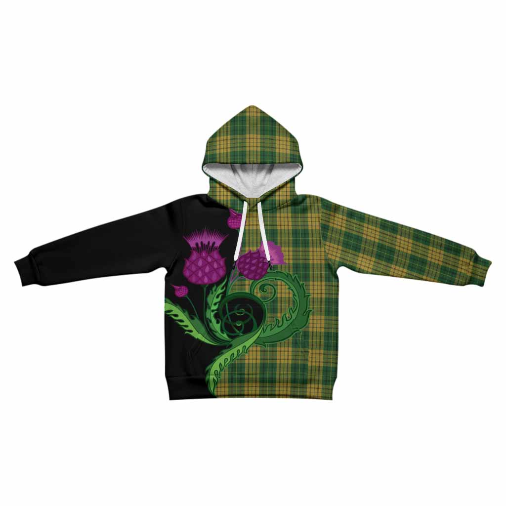 Meredith of Wales Tartan Kid Hoodie Traditional Scottish Thistle
