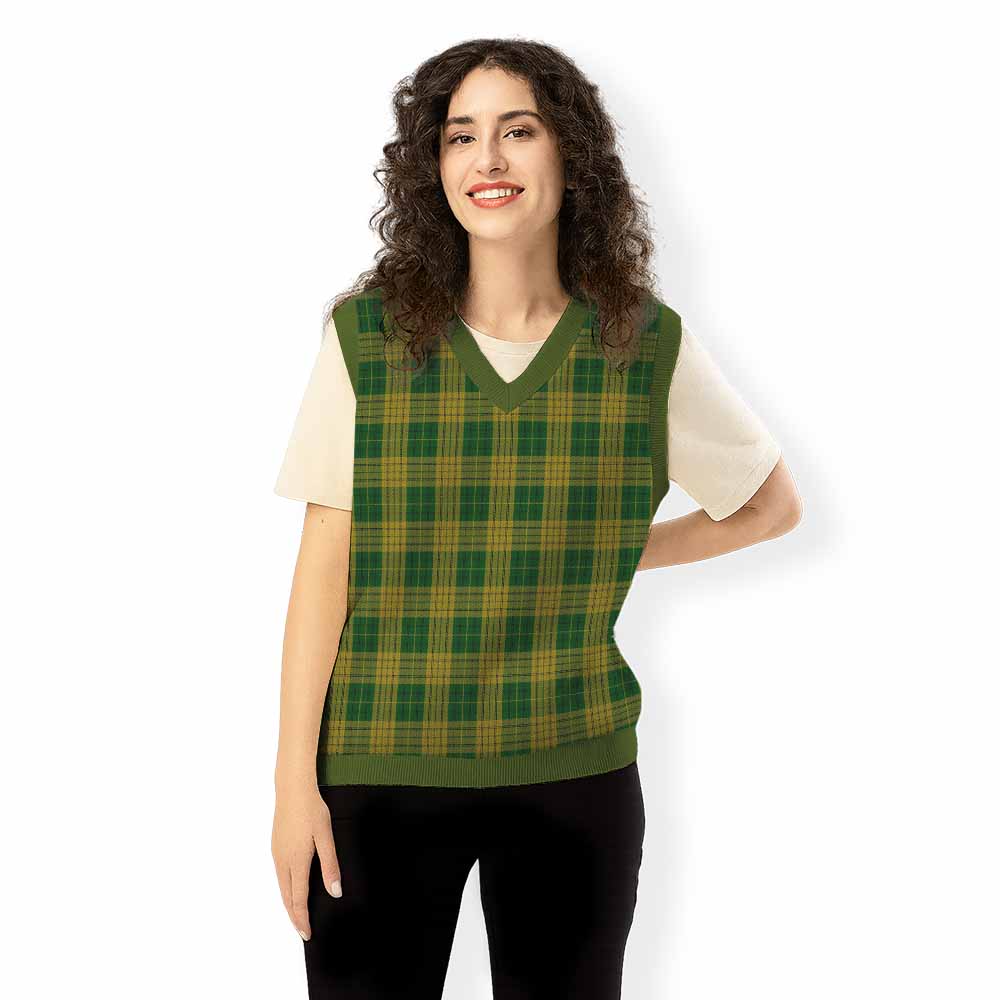 Meredith of Wales Tartan Knitted V-Neck Vest - Tartan Vibes Clothing
