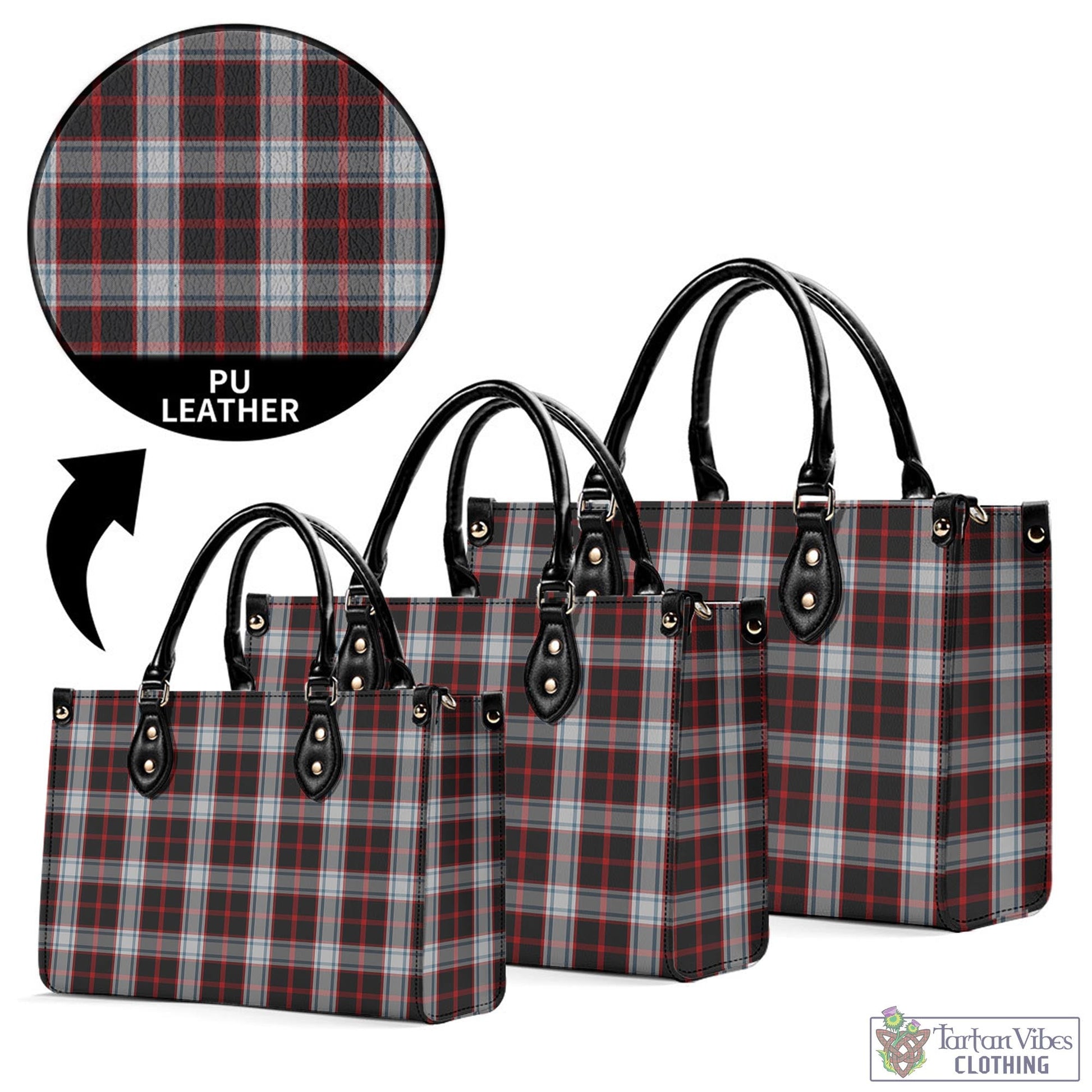 Merrilees Tartan Luxury Leather Handbags - Tartan Vibes Clothing