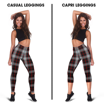 Merrilees Tartan Womens Leggings Capri Leggings - Tartan Vibes Clothing