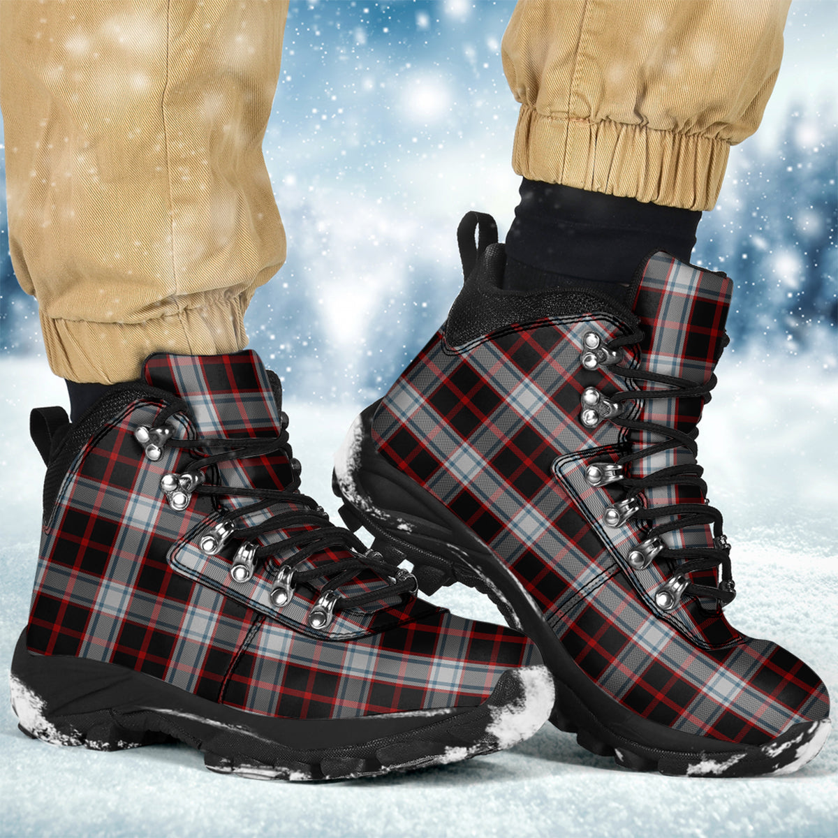 Merrilees Tartan Alpine Boots Men's Boots - Tartan Vibes Clothing