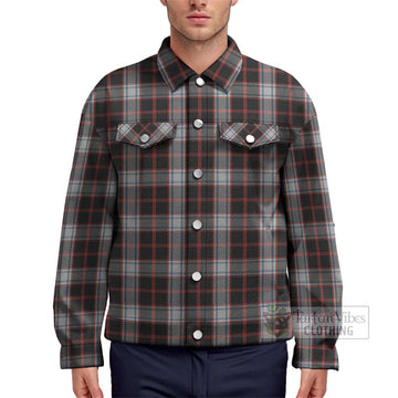 Merrilees Tartan Unisex Lapel Cotton Jacket Unisex - Tartan Vibes Clothing