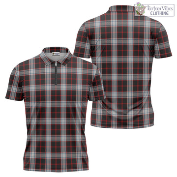 Merrilees Tartan Zipper Polo Shirt Unisex - Tartan Vibes Clothing
