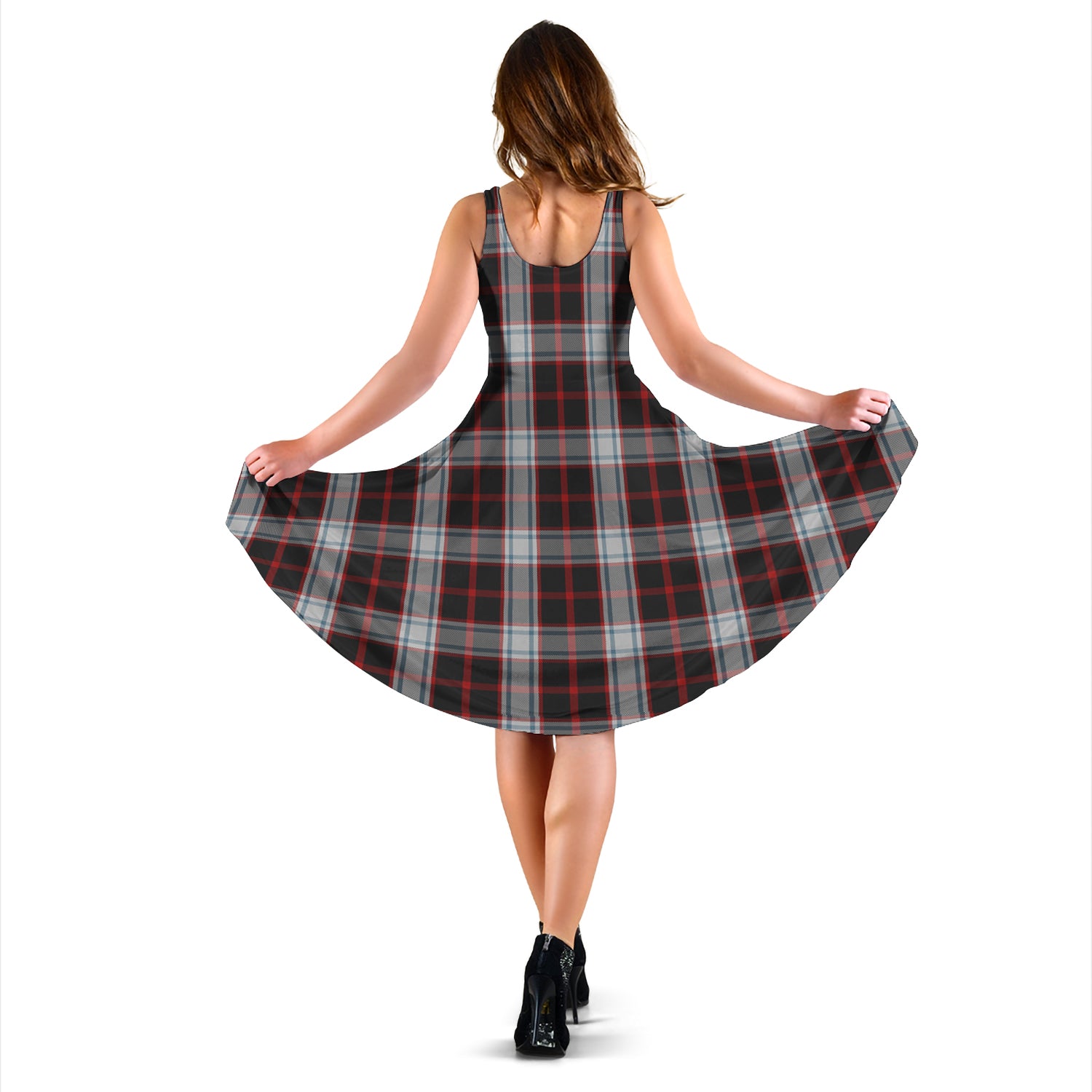 Merrilees Tartan Sleeveless Midi Womens Dress - Tartan Vibes Clothing