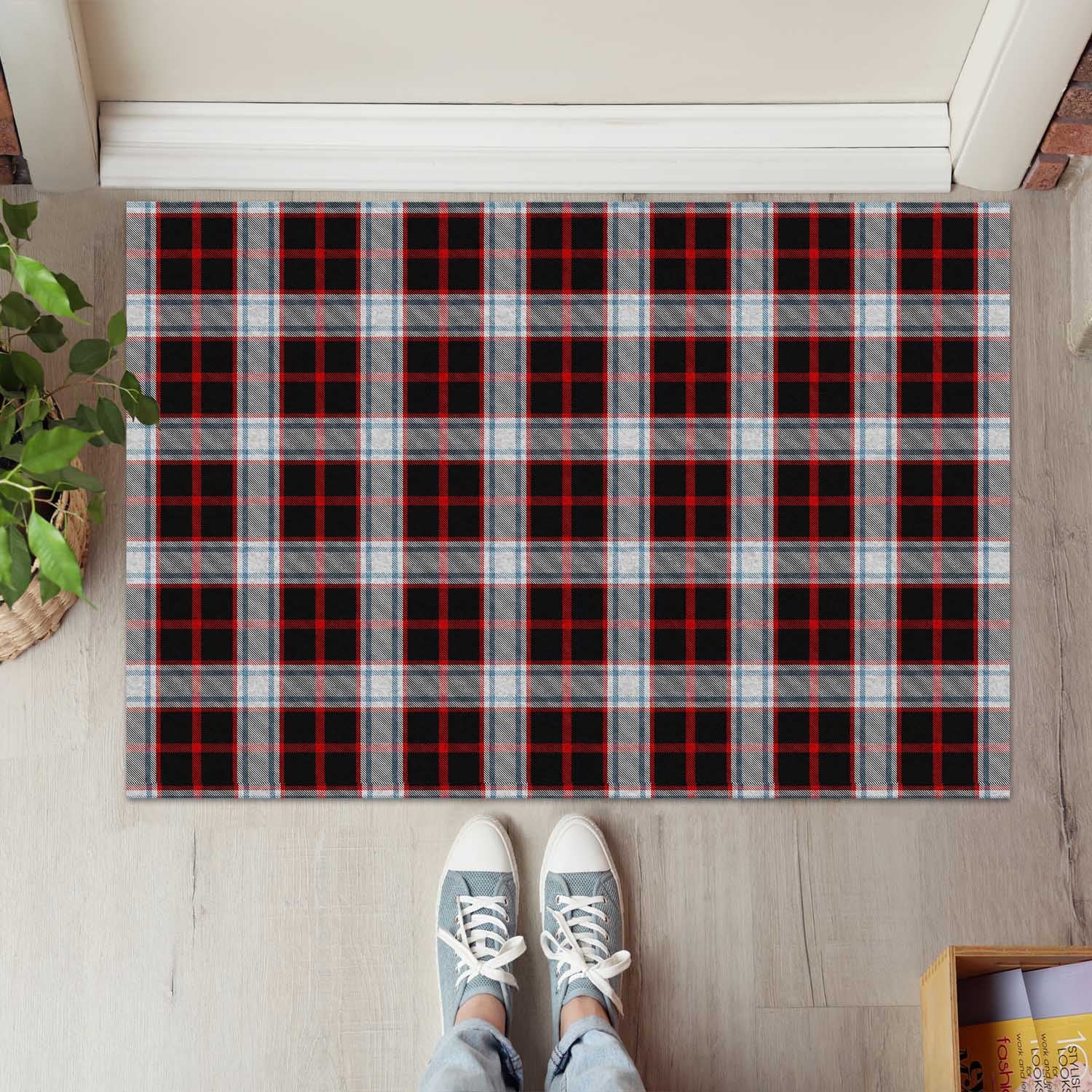 Merrilees Tartan Rubber Doormat - Tartan Vibes Clothing
