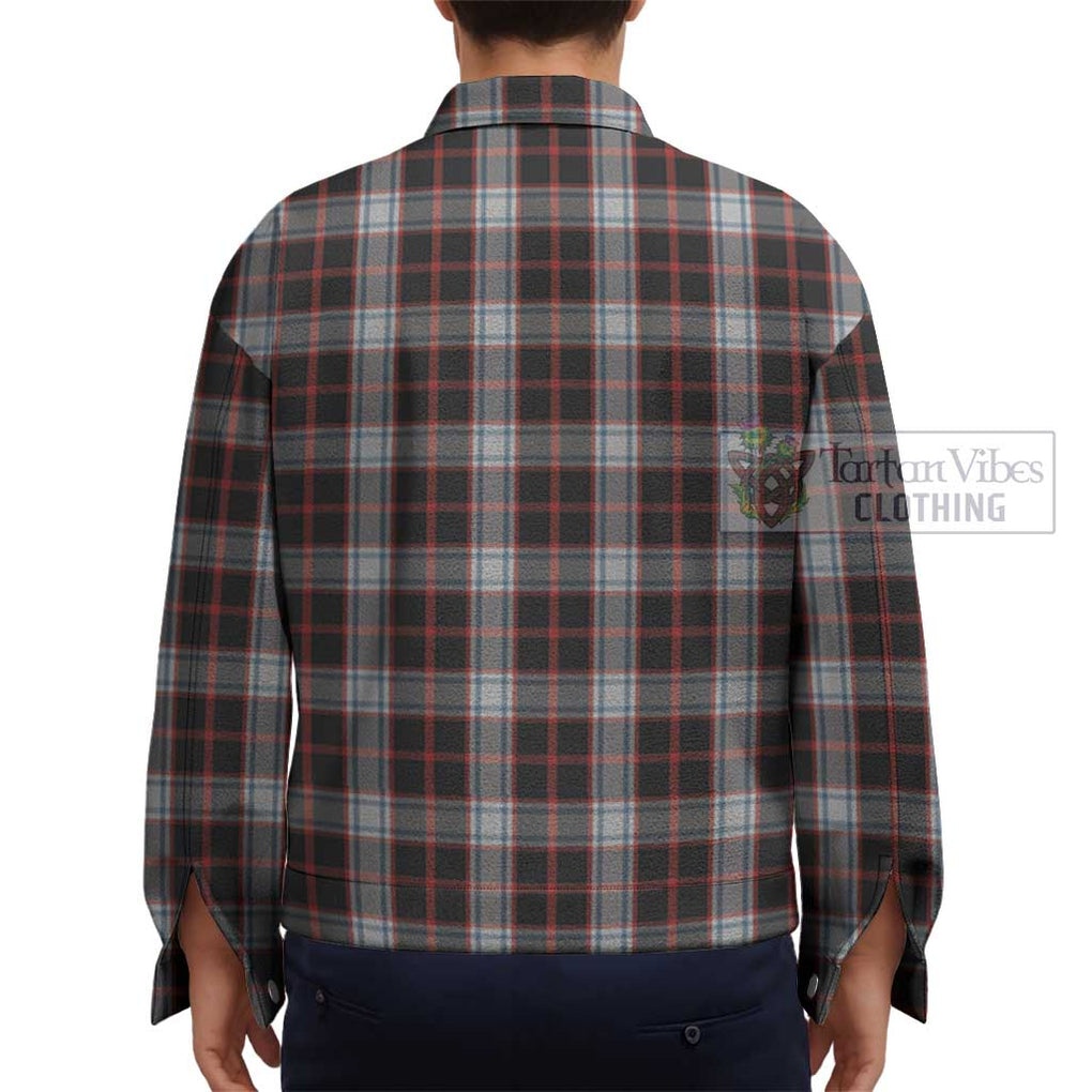 Merrilees Tartan Unisex Lapel Cotton Jacket - Tartan Vibes Clothing