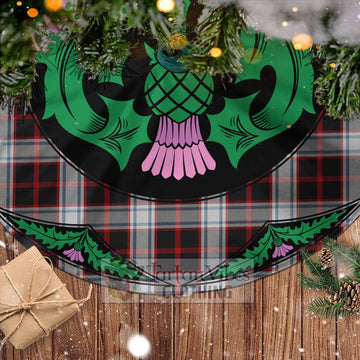 Merrilees Tartan Christmas Tree Skirt Scottish Thistle Style - Tartan Vibes Clothing