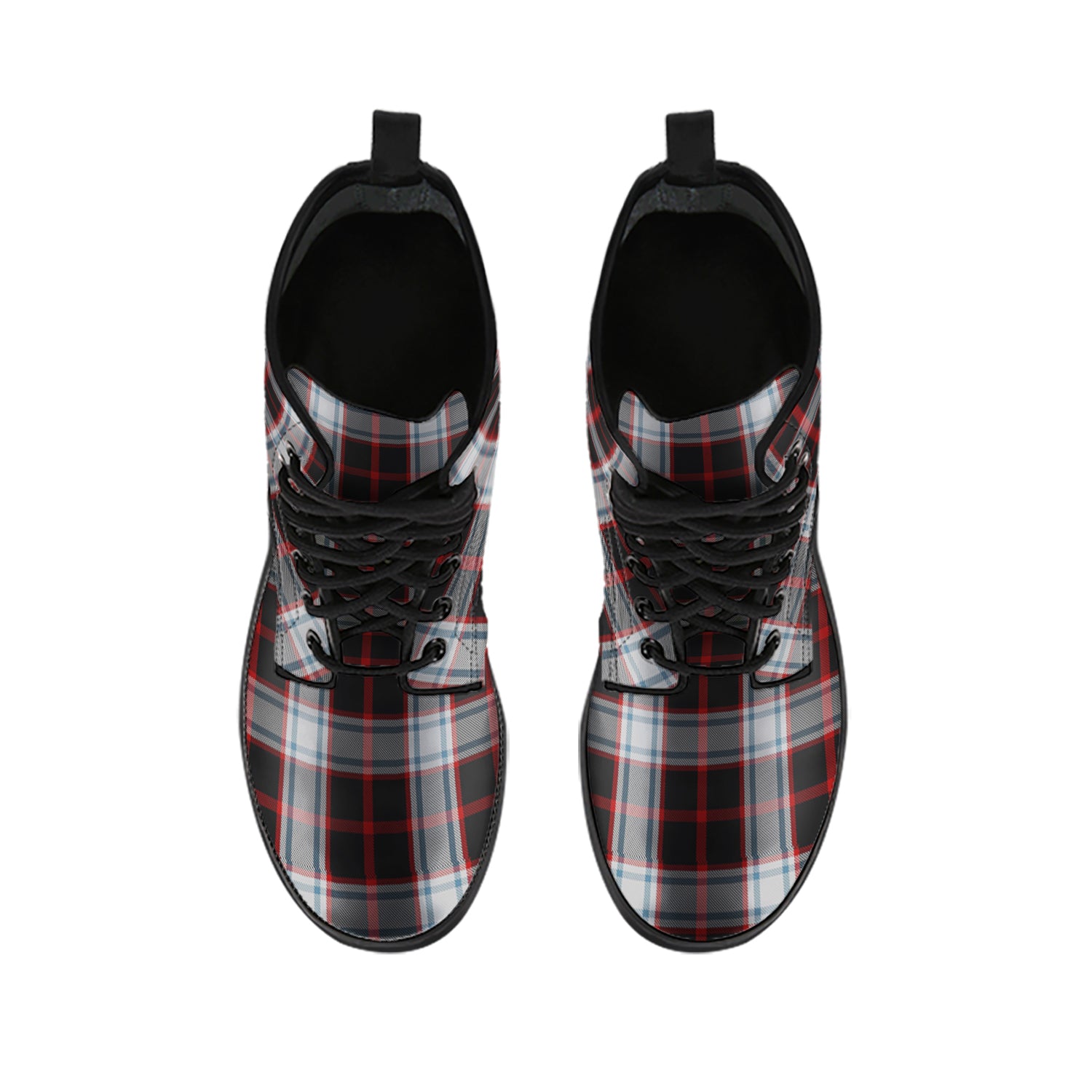 Merrilees Tartan Leather Boots - Tartan Vibes Clothing