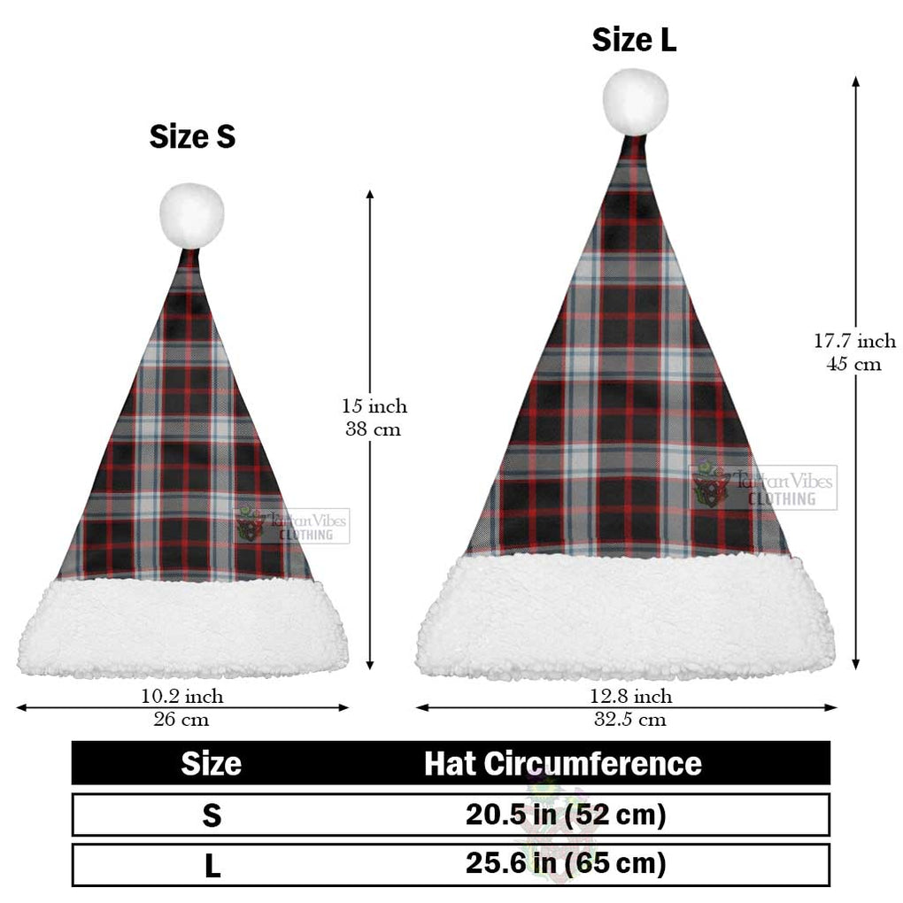 Merrilees Tartan Christmas Santa Hats Christmas Hat L 25.6in (65cm) - Tartan Vibes Clothing