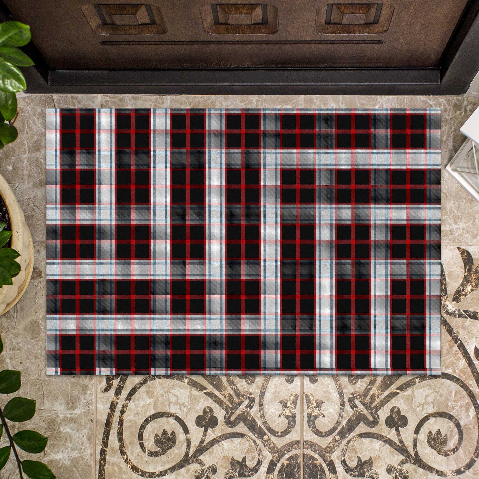 Merrilees Tartan Rubber Doormat - Tartan Vibes Clothing