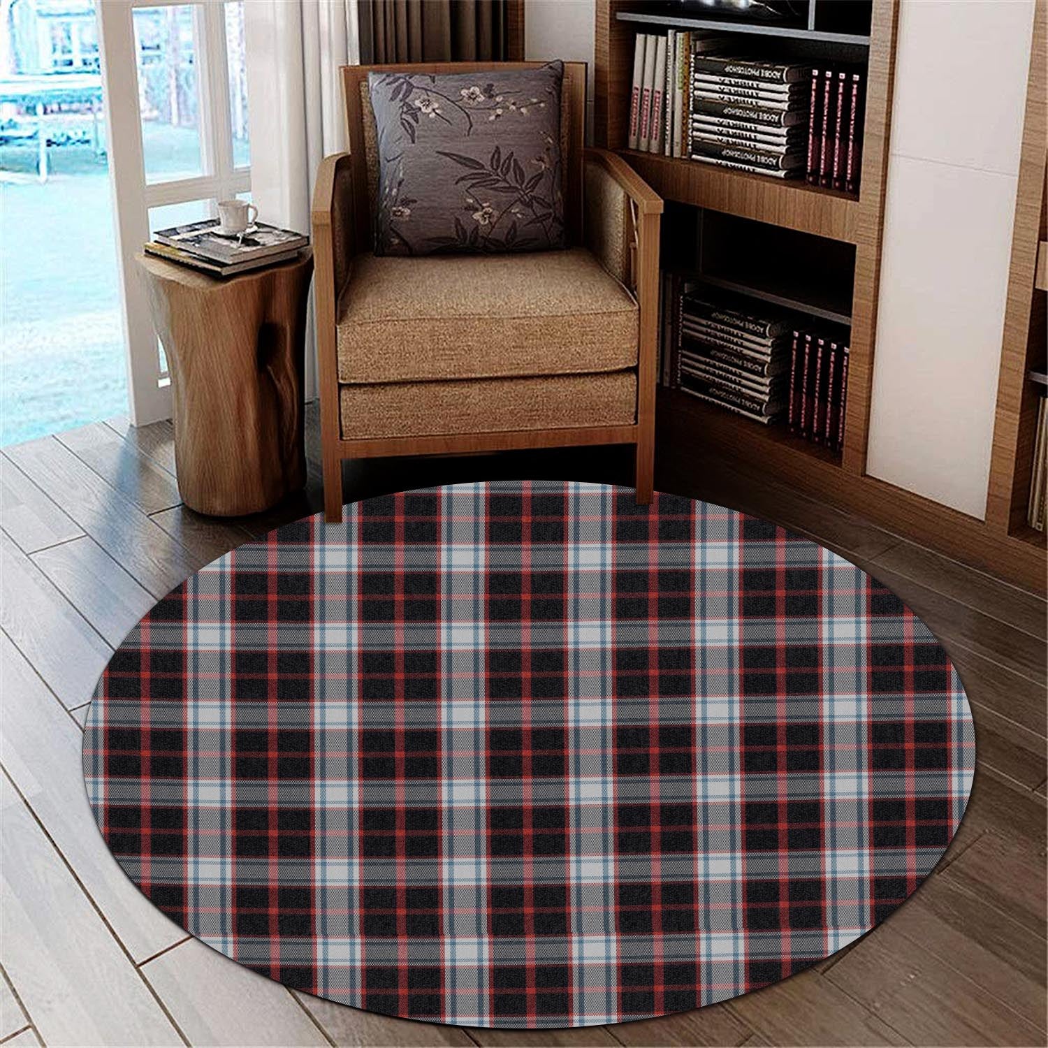 Merrilees Tartan Round Rug - Tartan Vibes Clothing