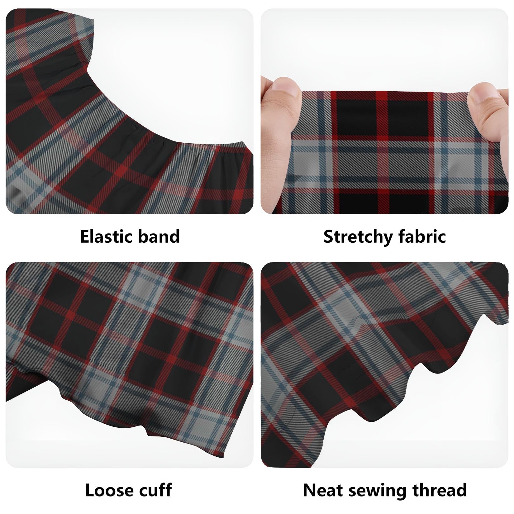 Merrilees Tartan Off Shoulder Long Dress - Tartan Vibes Clothing