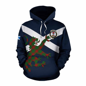 Middleton Tartan Lion Rampant Cotton Hoodie Proudly Display Your Heritage with Alba Gu Brath and Clan Name Pullover Hoodie XS - Tartan Vibes Clothing
