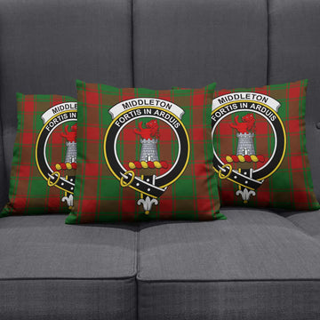 Middleton Tartan Pillow Cover with Family Crest Rectangle Pillow Cover 51*91cm - Tartan Vibes Clothing