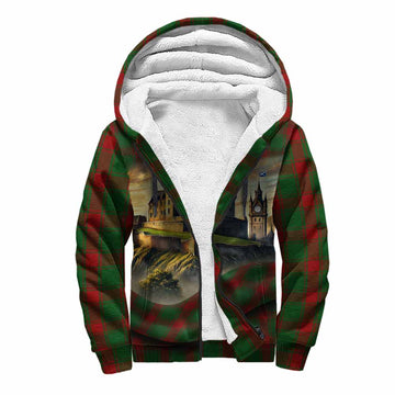 Middleton Tartan Family Crest Sherpa Hoodie with Scottish Ancient Castle Style Unisex S - Tartan Vibes Clothing