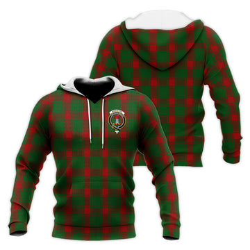 Middleton Tartan Knitted Hoodie with Family Crest