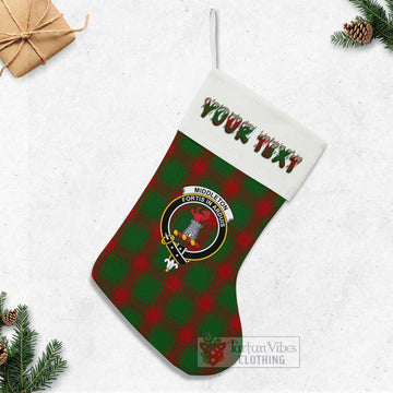 Middleton Tartan Family Crest Christmas Stocking with Personalized Text - Tartan Vibes Clothing